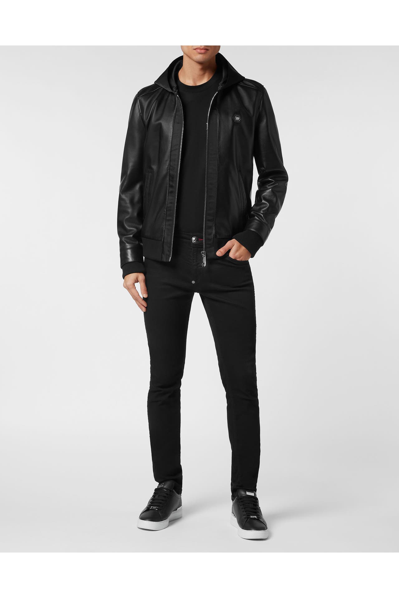 PHILIPP PLEIN Lederjacke 02 | black, Bild 1