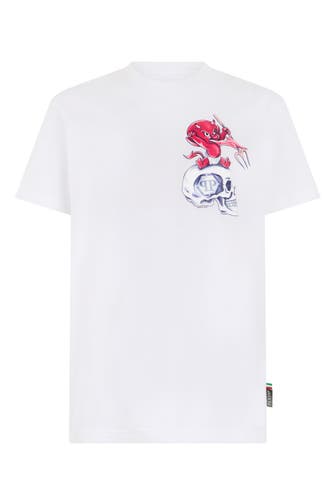 PHILIPP PLEIN Kurzarm-Rundhals-T-Shirt