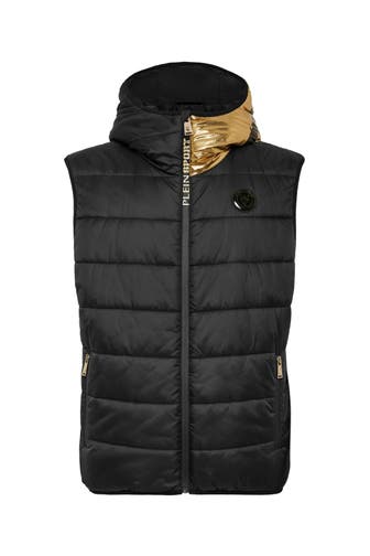 PLEIN SPORT Weste SCRATCH 0294 | black/lightgold