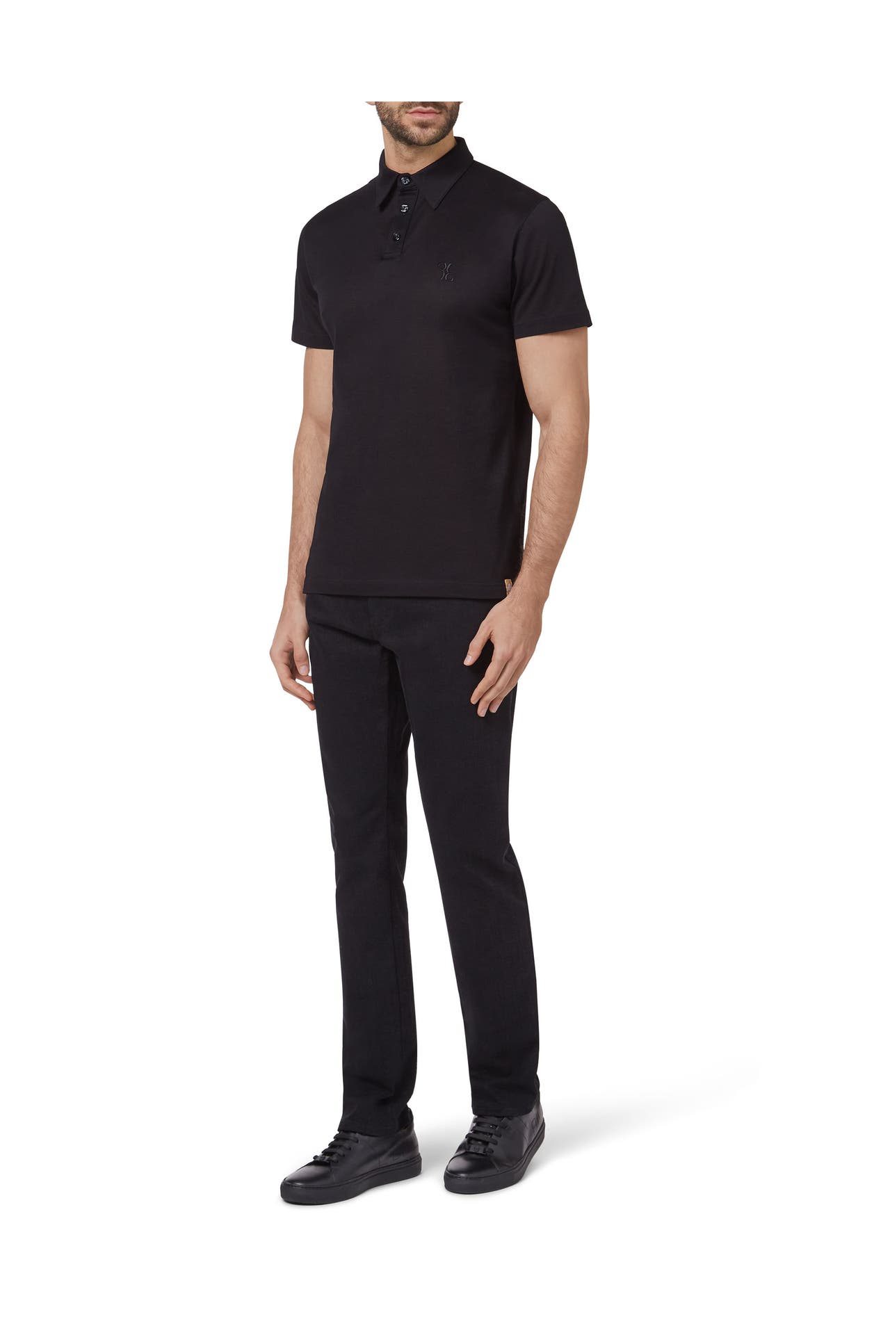BILLIONAIRE Polo-Shirt STATEMENT 02 | black, Bild 1