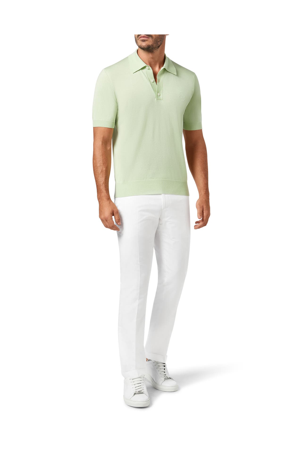 BILLIONAIRE Polo-Shirt CREST 05 | green, Bild 1
