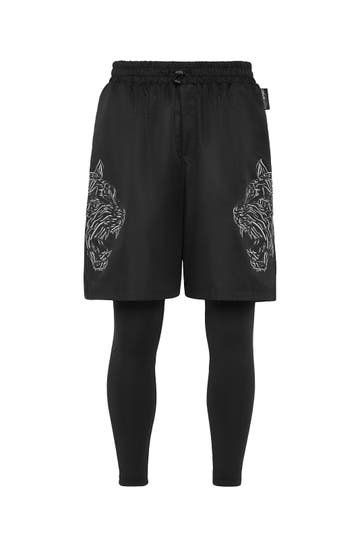 PLEIN SPORT Sweatpant TIGER 02 | black Wide/ Loose Fit