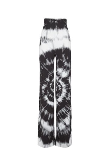 PHILIPP PLEIN Business-Hose TIE DYE 0201 | black/white Loose Fit
