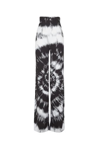 PHILIPP PLEIN Business-Hose TIE DYE 0201 | black/white Loose Fit