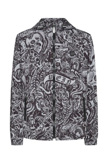 PHILIPP PLEIN Regenjacke TATTOO 02 | black