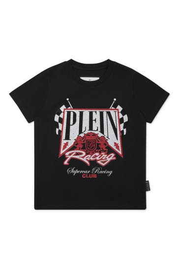 PHILIPP PLEIN T-Shirt RACING 0213 | black/red