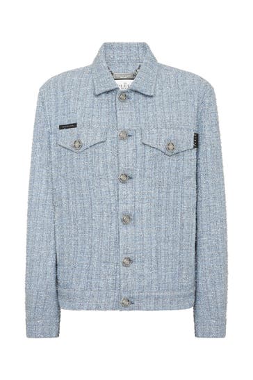 PHILIPP PLEIN Jeansjacke 08 | middleblue