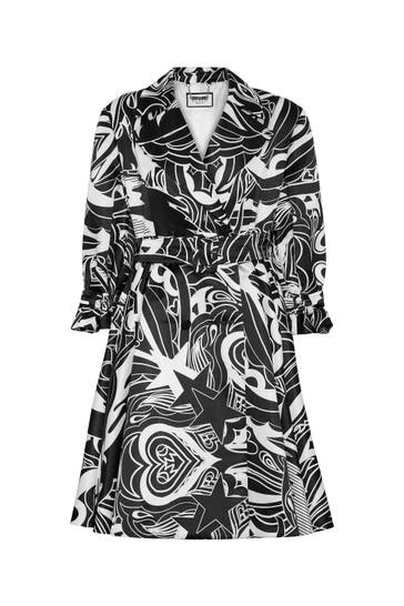 PHILIPP PLEIN Parka CIRCUS 0201 | black/white