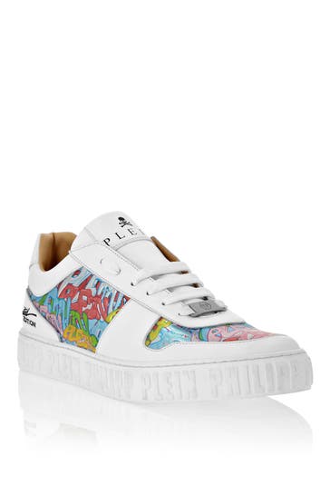 PHILIPP PLEIN Sneaker BOMBING GRAFFITI 0121 | white/multicolored
