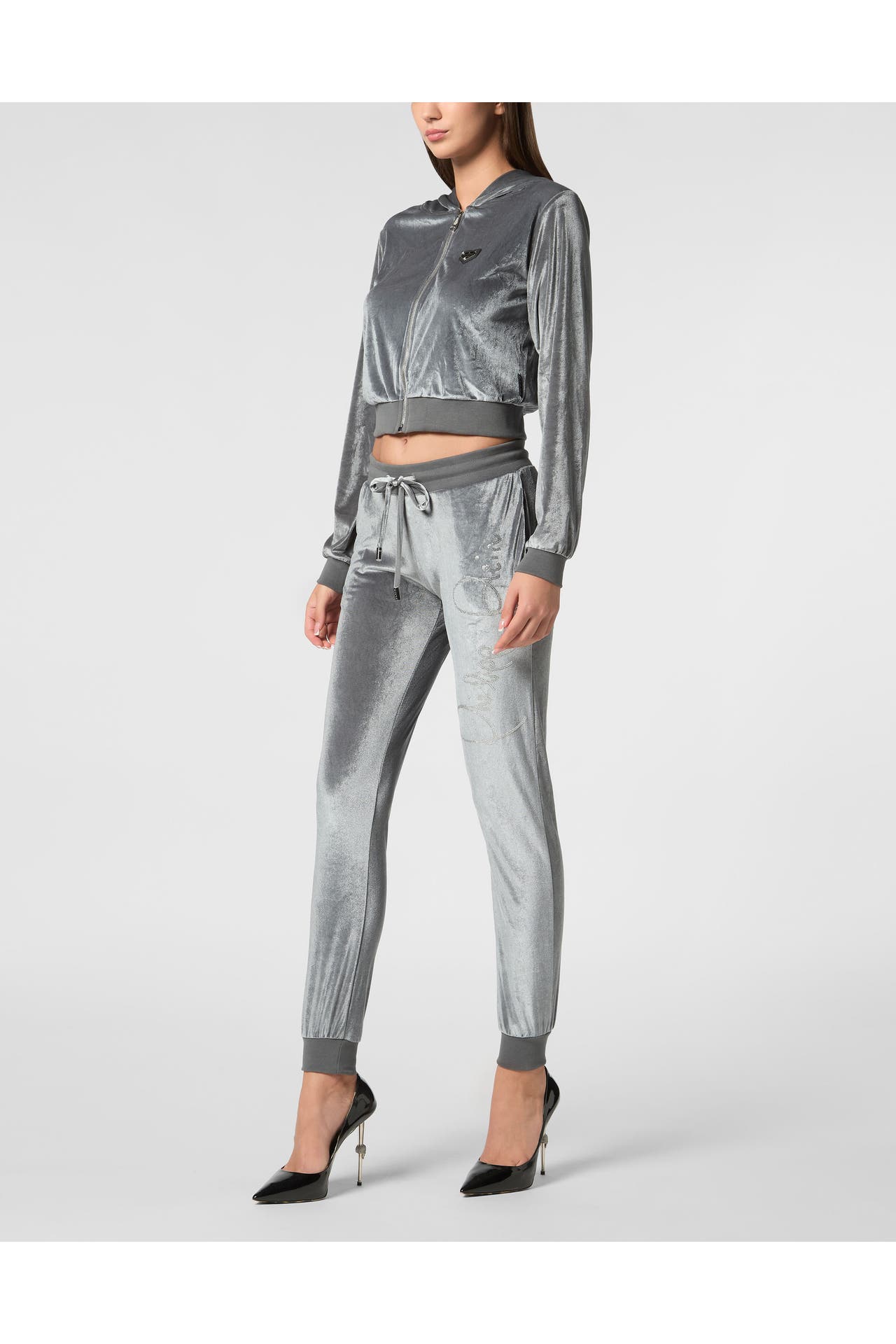 PHILIPP PLEIN Sweatjacke SIGNATURE 10 | grey, Bild 1