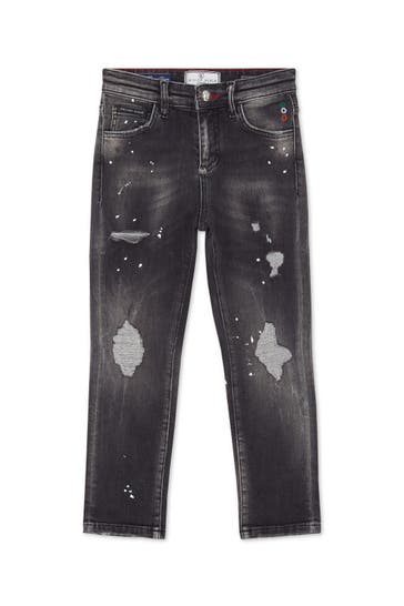 PHILIPP PLEIN Jeans BULLDOGS 2CAR | CarbonDust Straight