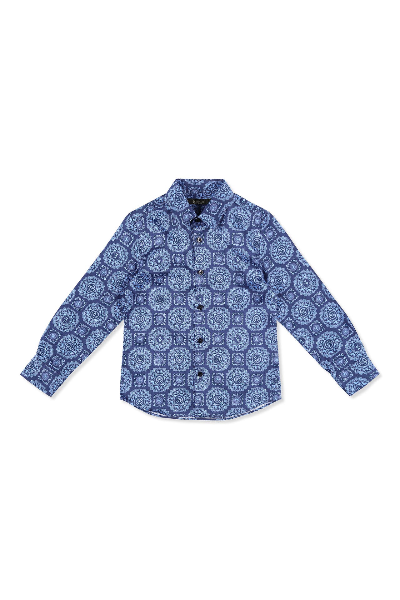 BILLIONAIRE Langarmshirt PAISLEY 14 | darkblue, Bild 1