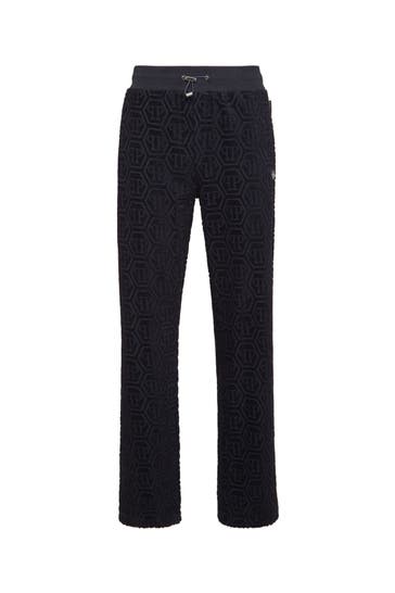 PHILIPP PLEIN Sweatpant MONOGRAM 24 | navy Loose Fit