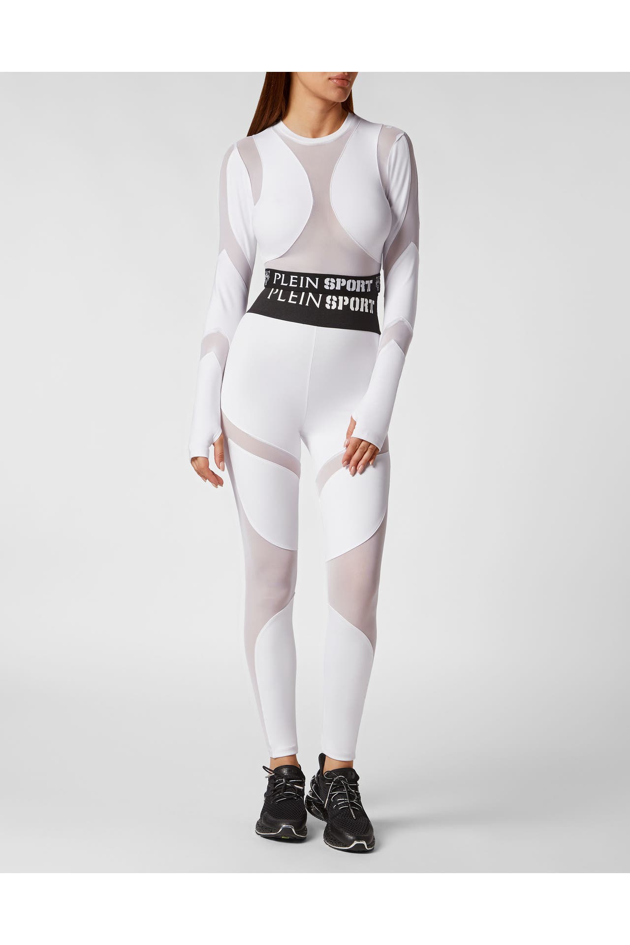 PLEIN SPORT Longsleeve MULTICUT 01 | white, Bild 1