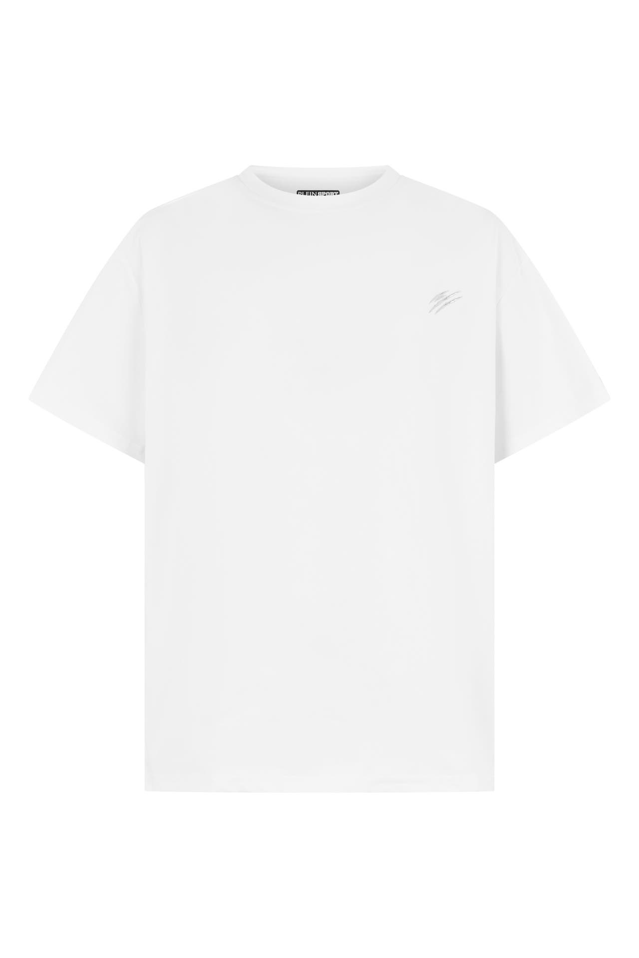 PLEIN SPORT Round Neck T-Shirt Chrome Scratch, Bild 1