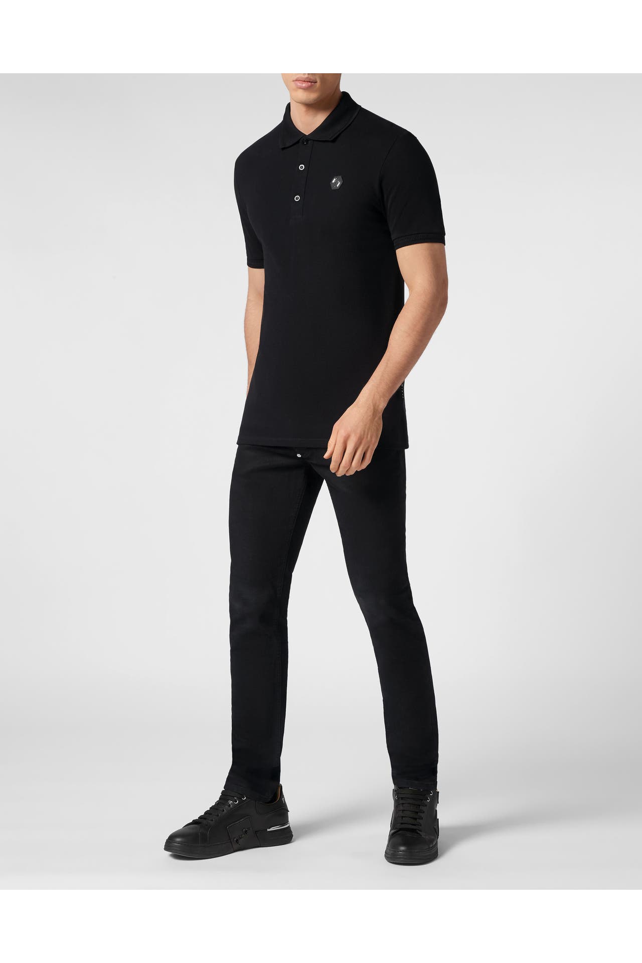 PHILIPP PLEIN Polo-Shirt SNAKE 02 | black, Bild 1