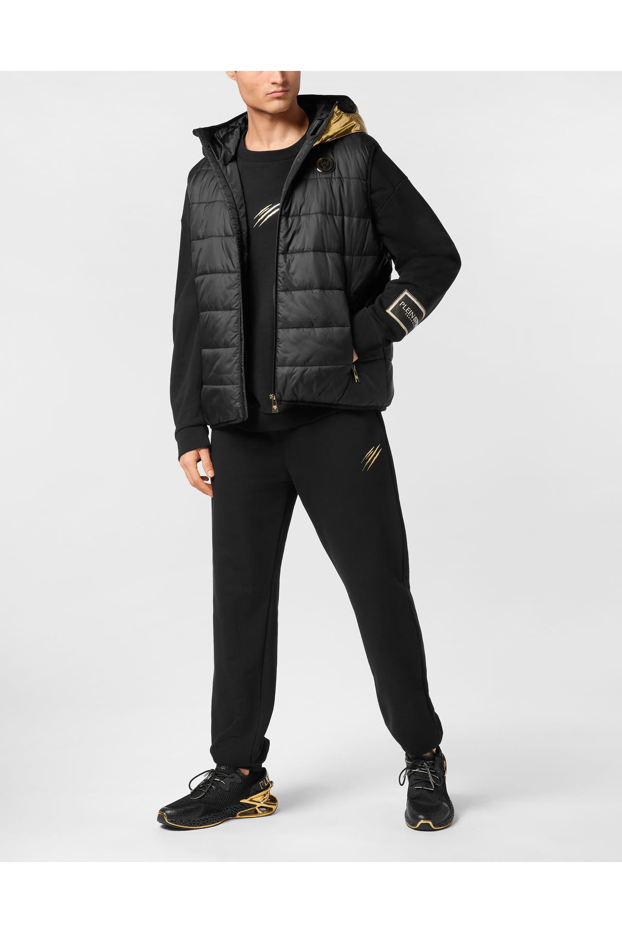 PLEIN SPORT Weste SCRATCH 0294 | black/lightgold, Bild 1