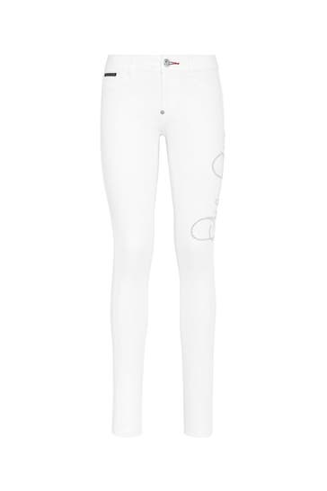 PHILIPP PLEIN Jeans 01 | white Skinny