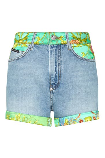 PHILIPP PLEIN Jeans NEW BAROQUE 07GR | GrisailleTurquoise Skinny