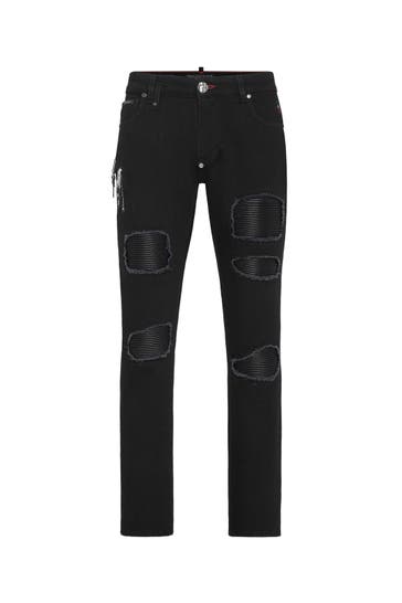 PHILIPP PLEIN Jeans ROCK STAR 02JB | JetBlack Slim
