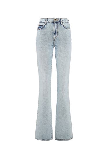 PHILIPP PLEIN Jeans SKULL 08FB | Frost Blue Highwaist