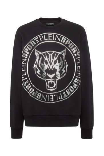 PLEIN SPORT Sweatshirt TIGER 0270 | black/silver