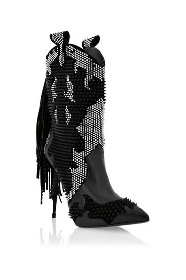 PHILIPP PLEIN Winterstiefel 0201 | black/white