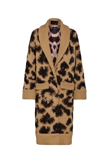 PHILIPP PLEIN Strickjacke LEOPARD 17 | leopard