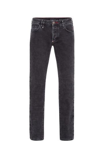 PHILIPP PLEIN Jeans ICONIC PLEIN 72GB | CarbonGrey Straight