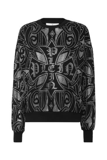 PHILIPP PLEIN Sweatshirt GOTHIC PLEIN 02 | black