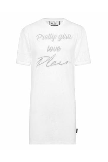 PHILIPP PLEIN Casual-Kleid 01 | white