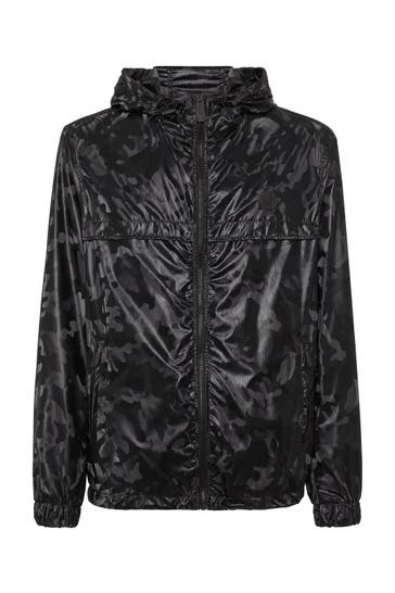 PHILIPP PLEIN Regenjacke CAMOUFLAGE 0202 | black/black