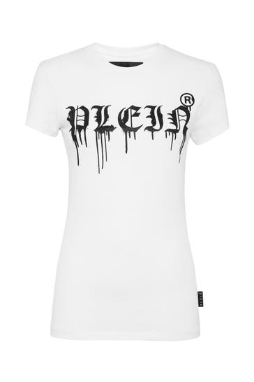 PHILIPP PLEIN T-Shirt GOTHIC PLEIN 01 | white