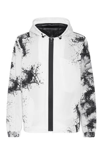 PLEIN SPORT Regenjacke SPLASH EXTREME 0102 | white/black