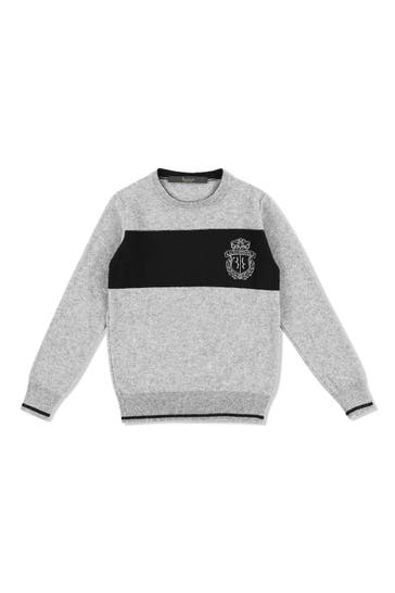 BILLIONAIRE Langarmshirt LOVE 1002 | grey/black