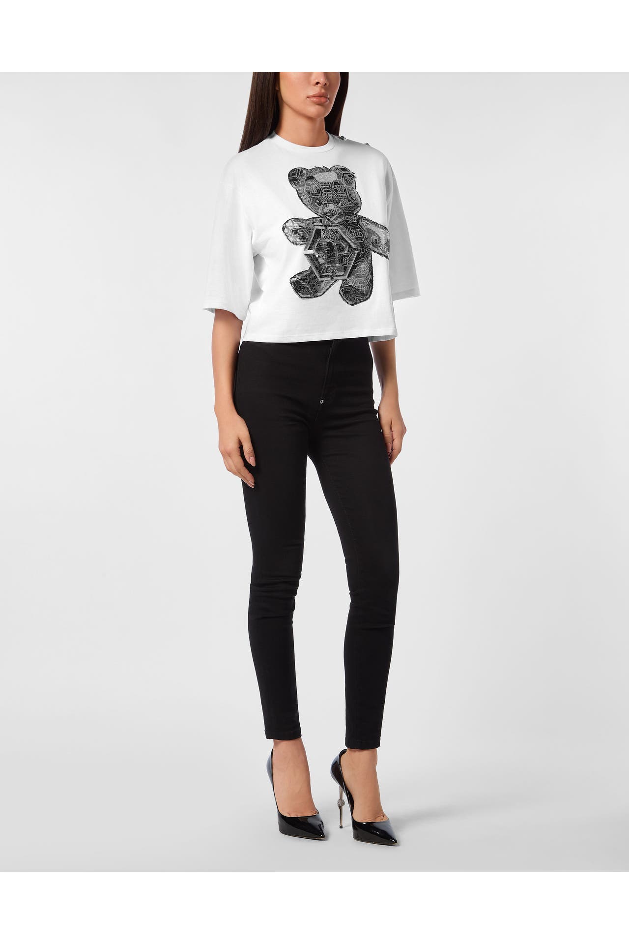 PHILIPP PLEIN T-Shirt TEDDY 01 | white, Bild 1