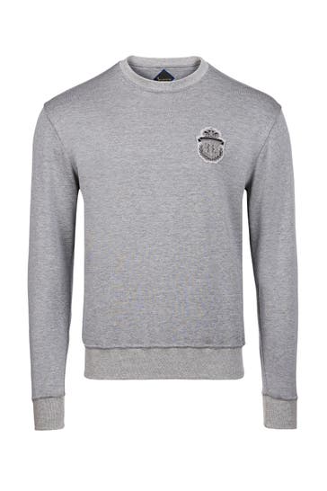 BILLIONAIRE Sweatshirt CREST 10 | grey