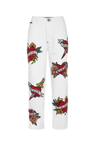 PHILIPP PLEIN Jeans LOVE 01SO | SummerSnow Boyfriend