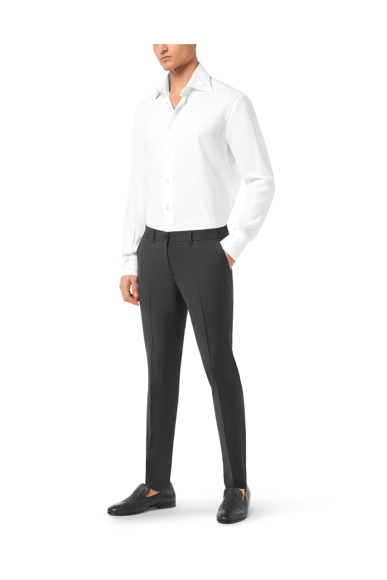 BILLIONAIRE Business-Hemd 01 | white Slim Fit, Bild 1