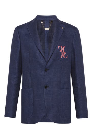 BILLIONAIRE Business-Sakko DOUBLE B 14 | darkblue Slim Fit