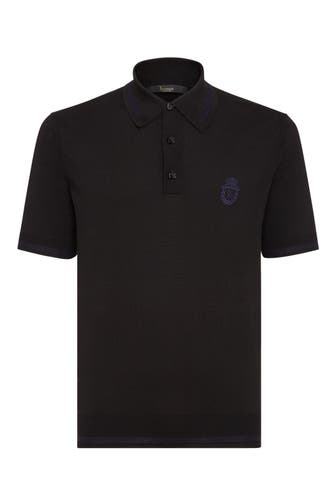 BILLIONAIRE Polo-Shirt CREST 02 | black