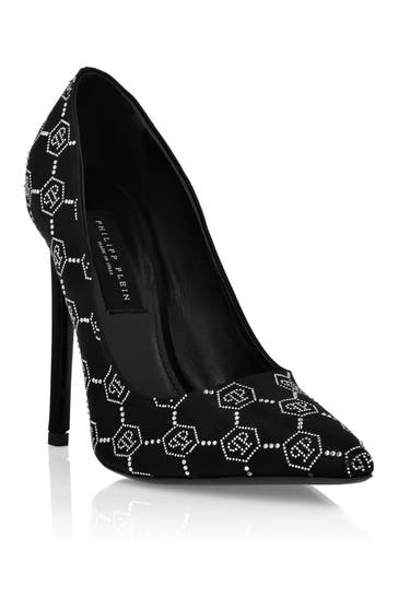 PHILIPP PLEIN High Heels MONOGRAM 0260 | black/crystal