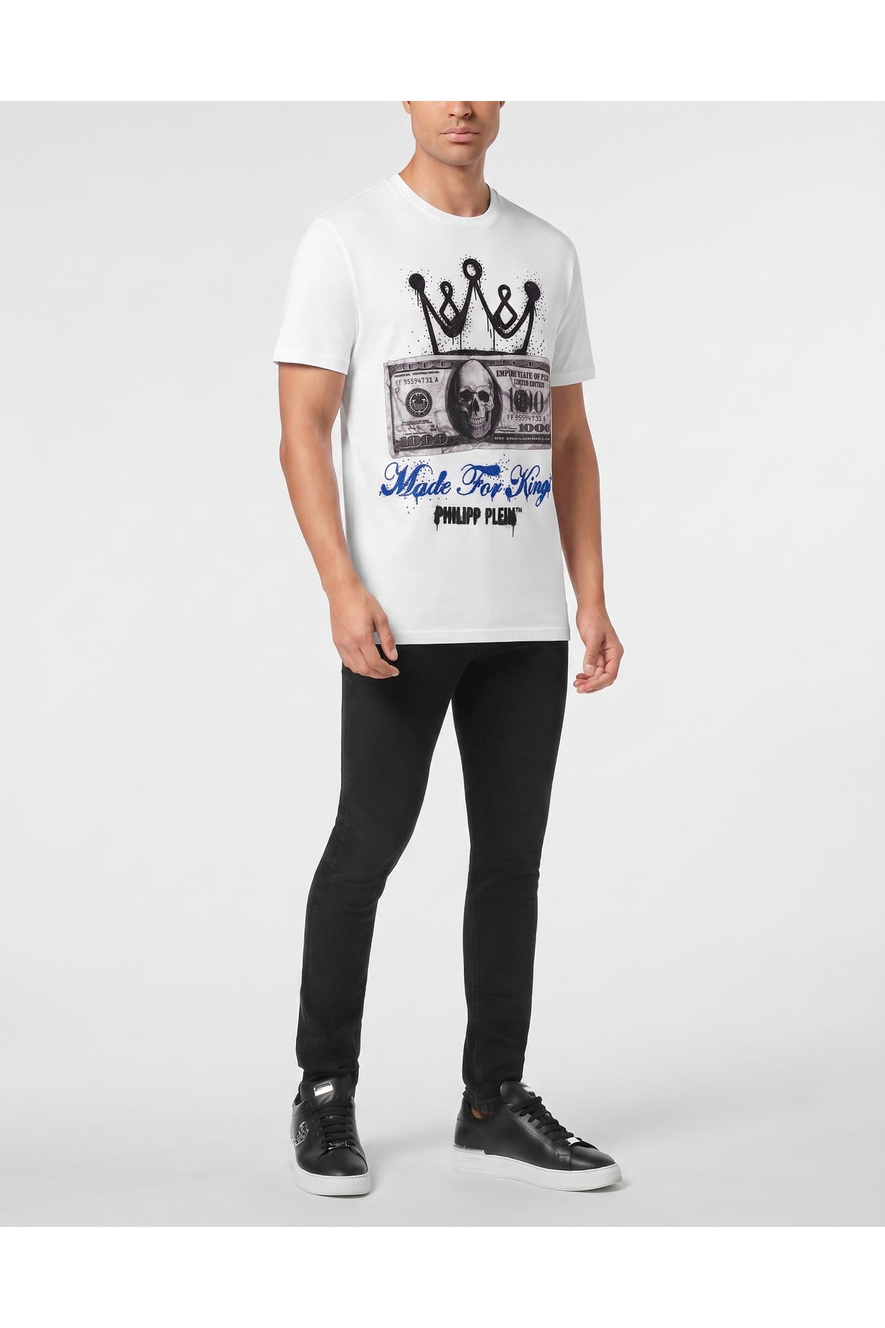 PHILIPP PLEIN Kurzarm-Rundhals-T-Shirt, Bild 1