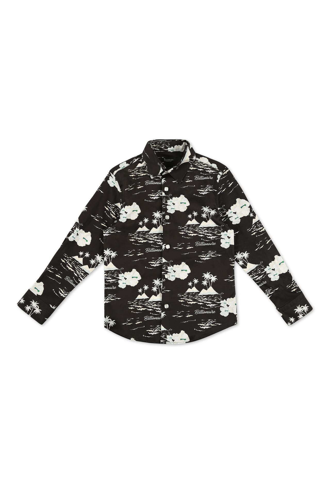 BILLIONAIRE Langarmshirt PALMS 02 | black, Bild 1