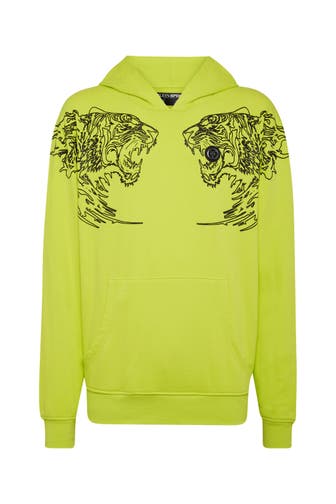 PLEIN SPORT Hoodie TIGER 29 | yellowfluo