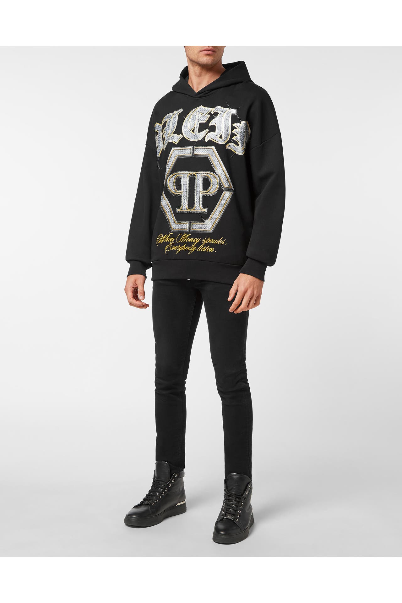 PHILIPP PLEIN Hoodie 02 | black, Bild 1