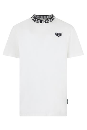 PHILIPP PLEIN Kurzarm-Rundhals-T-Shirt