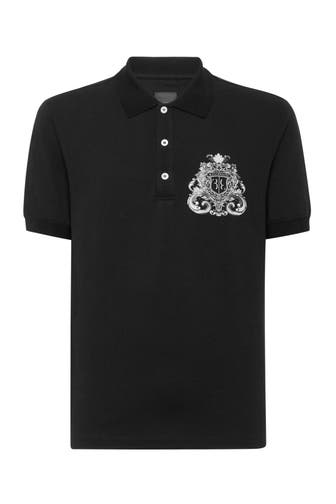 BILLIONAIRE Polo-Shirt BAROQUE 02 | black