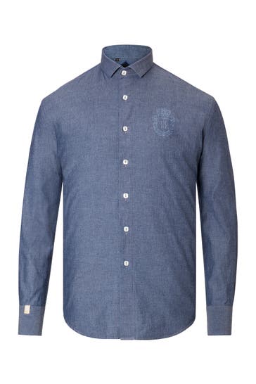 BILLIONAIRE Business-Hemd 14 | darkblue Slim Fit