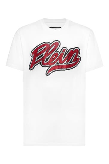 PHILIPP PLEIN T-Shirt Rundhalsausschnitt Ss SIGNATURE